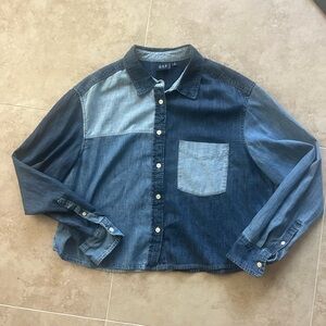 GAP denim button up